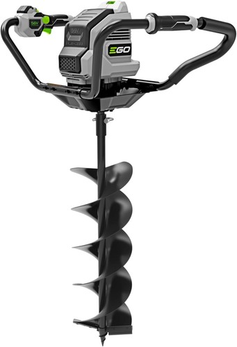 Auger power digging holes - 8",