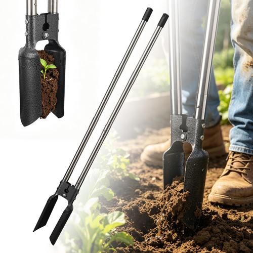 Post hole digger manual with - post,