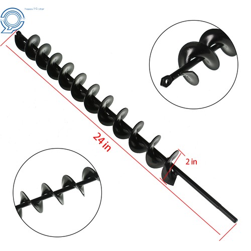Earth auger drill - 2", 24"