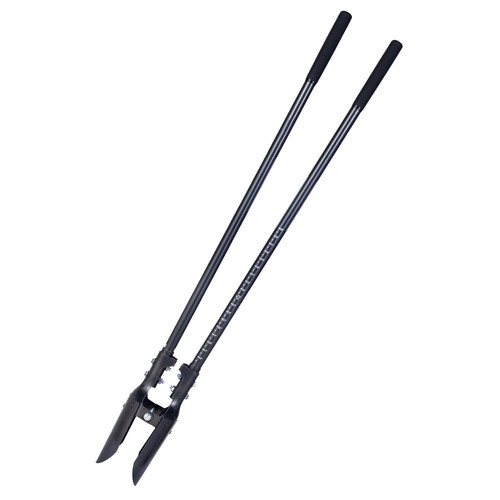 Post hole digger with - post,